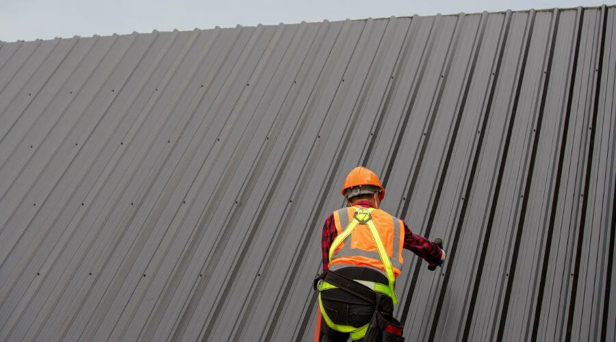 Professional metal roof installation services in Shelton, NE